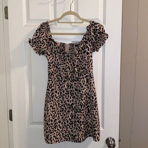 Leopard print dress